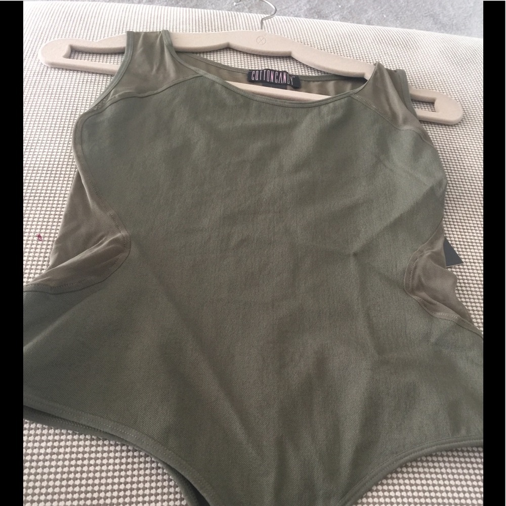 Green bodysuit